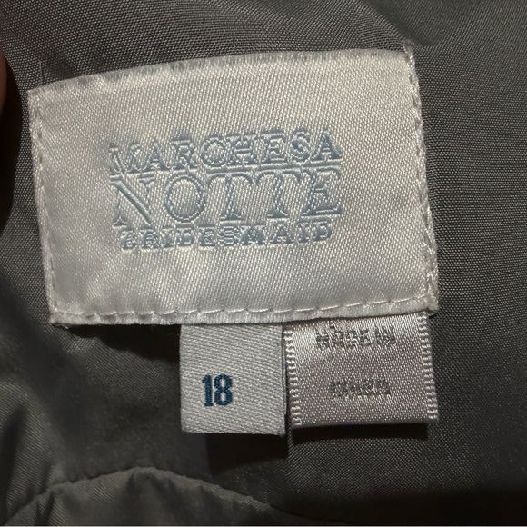 Marchesa Notte Bridesmaid Dress ALTERED Read Description - Picture 3 of 16